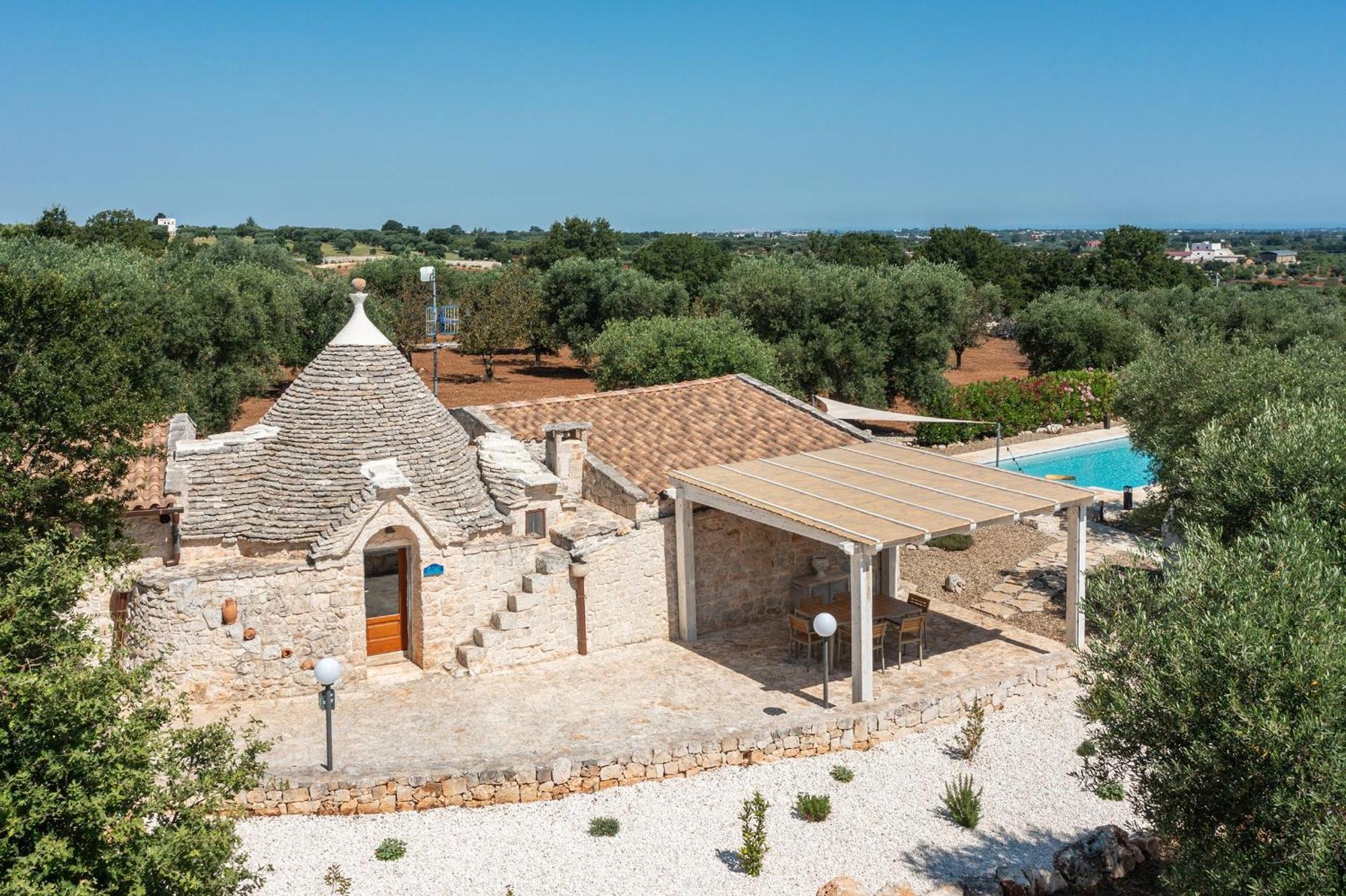 Вилла Trullo Fantastico Кастеллана-Гротте Экстерьер фото